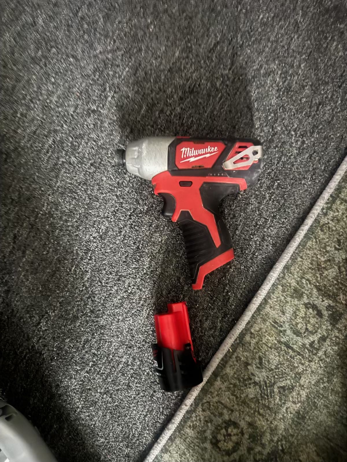 Used Milwaukee battery powered drill