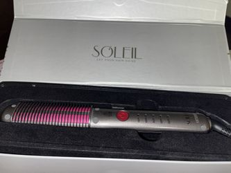 Soleil Styling Comb- Pink And Grey