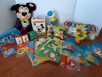 Mickey Mouse Donald Duck Disney Vintage Toys Merchandise  Comics