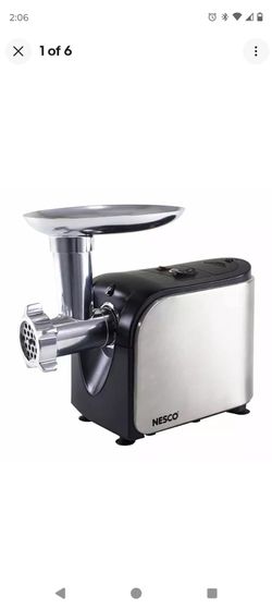 Nesco 500-Watt Stainless Steel Food Grinder Stable Design