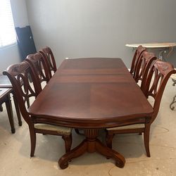 Wooden table set With Chairs 