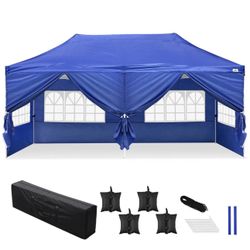 10 X 20 Heavy Duty Pop Up Canopy New 🆕 🔵