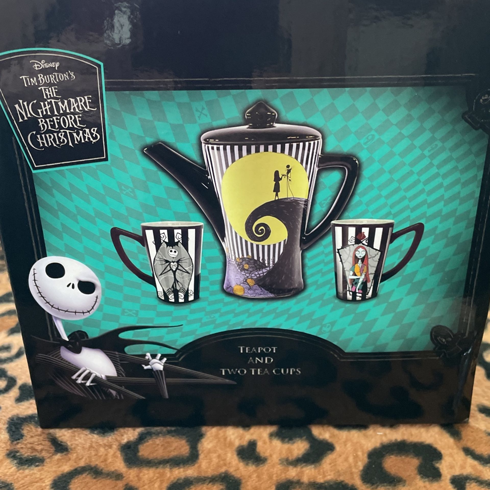 NEW Nightmare Before Christmas Tea Pot Set