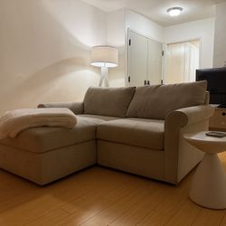 Comfortable Beige Sectional 