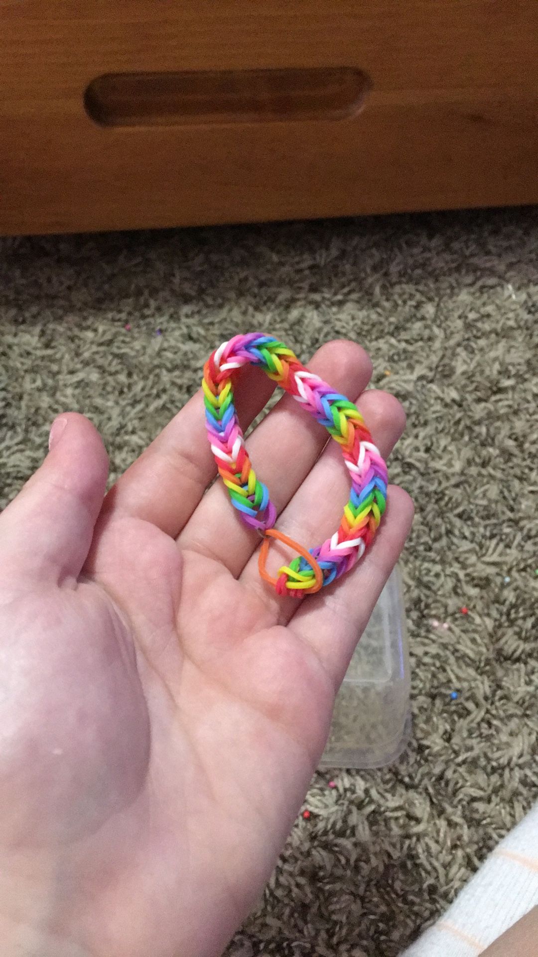 Rainbow Rubber Band Bracelet
