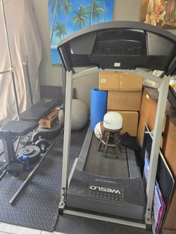 Treadmill Weslo  And Weigth Bench With Weights