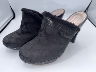 Coach Signature Slide Sandals 9.5 sz