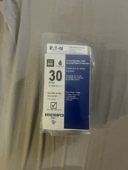 Eaton BR 30 Amp Double-Pole GFCI Circuit Breaker