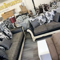 Sofa & Loveseat Set No Credit Check Eveyonne Is Approved 