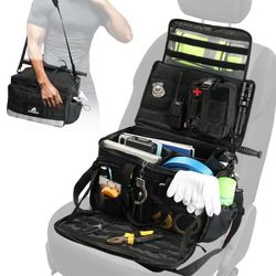 Heavy-Duty Tactical Patrol Bag & Vehicle Organizer – 39L Large Capacity Storage Solution