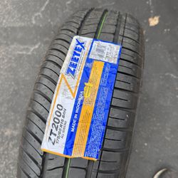 Single (1) 175 65 15 Zeetex all season tire 