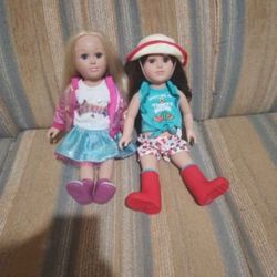 2 Dolls With All Accessories 