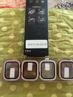 Apple Watch 41mm Bling Case Covers 4-Pack