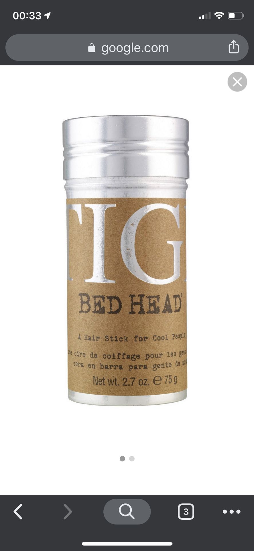 Tigi Bed Head Hair Stick