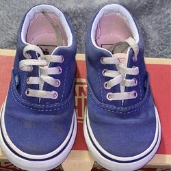 Vans Blue Kids Size: 6.5c