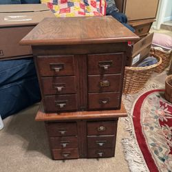 Antique Library File Cabinets