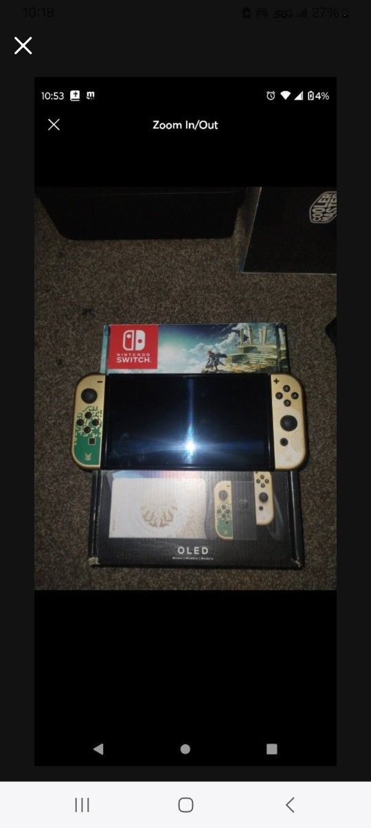 Nintendo Switch OLED The Legend Of Zelda Tears Of The Kingdom Like New