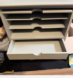 Jewelry store wood box gray