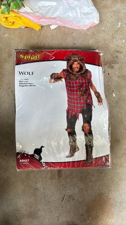 Halloween costume Wolf size Large