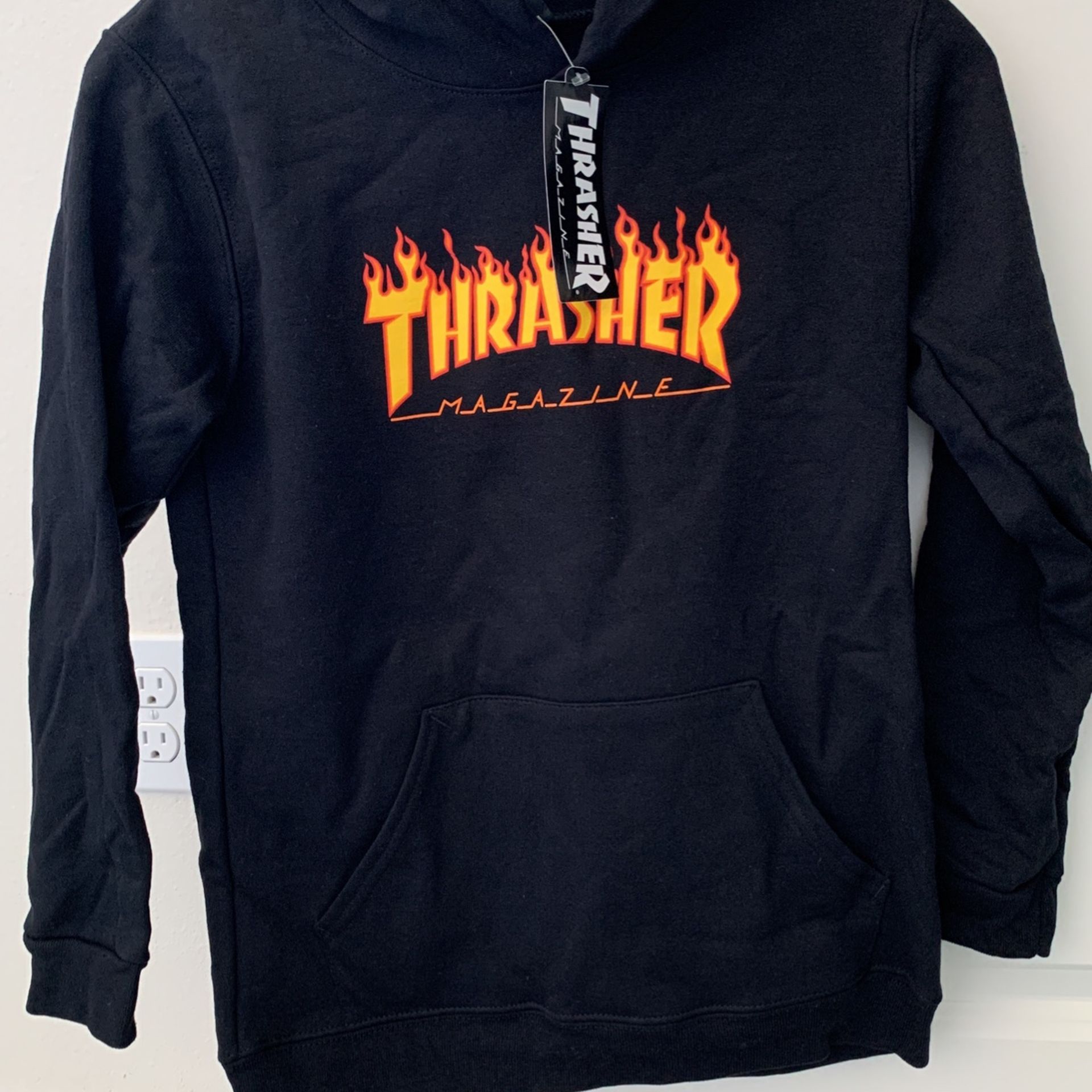 Thrasher Magazine Hoodie Sweatshirt Size Youth Large 