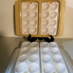 Tupperware Deviled Egg Tray