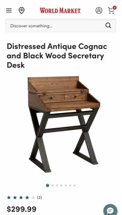 SELLING VERY CHEAP! Desk from world market