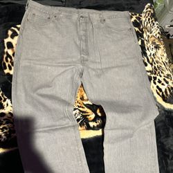 Gray 501s size 46 by 30