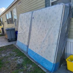 NEW QUEEN PILLOW TOP MATTRESS AND BOX SPRING -- Also Available In All Sizes.