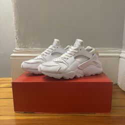 Nike Air Huarache "White/Pure Platinum" (women's 8, men's 6.5) 