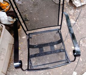 Wrought iron chair