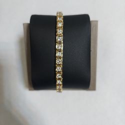 14k 18g 5.61 Carat Diamond Bracelet 