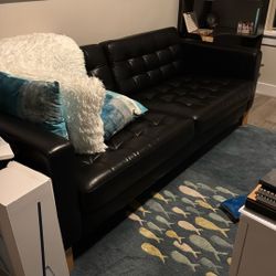 Black Leather Couch