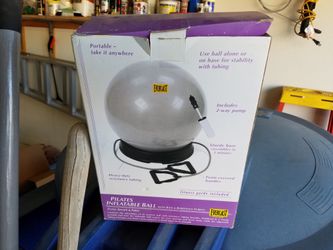 Pilates ball & exercise frame
