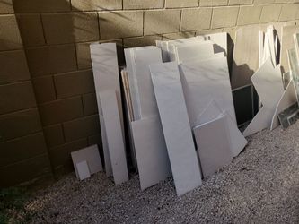 Floor and Decor Luna Pearl extra tile, Great Value!