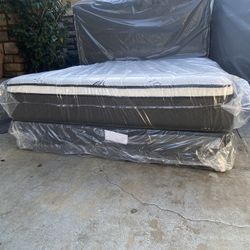 new orthopedic Pillow top mattresses Colchones nuevos ortopédicos pillow top Queen size $150 - $210 With Box Spring Full size $140 - $200 With B