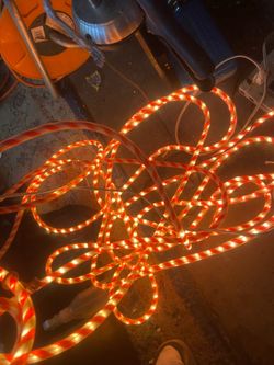 30 ft of reddish light rope