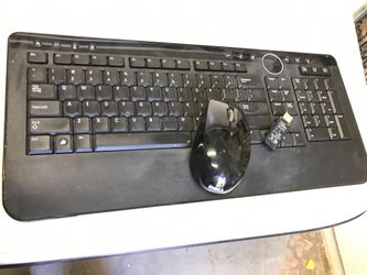 Dell wireless keyboard and mouse.