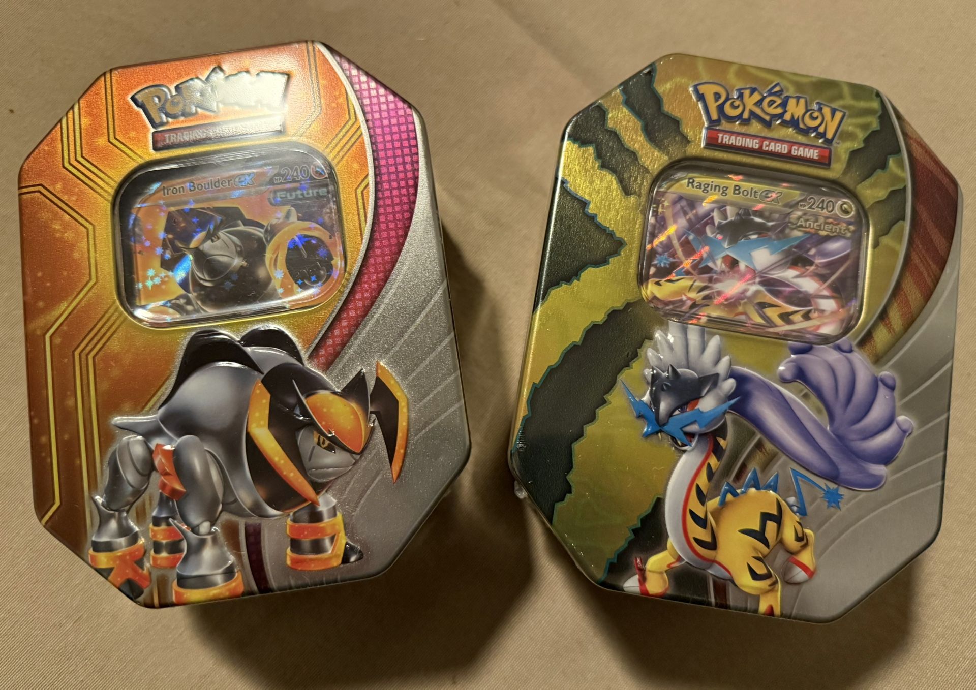 Pokémon Sword & Shield Paradox Destinies Raging Bolt ex Tin Set