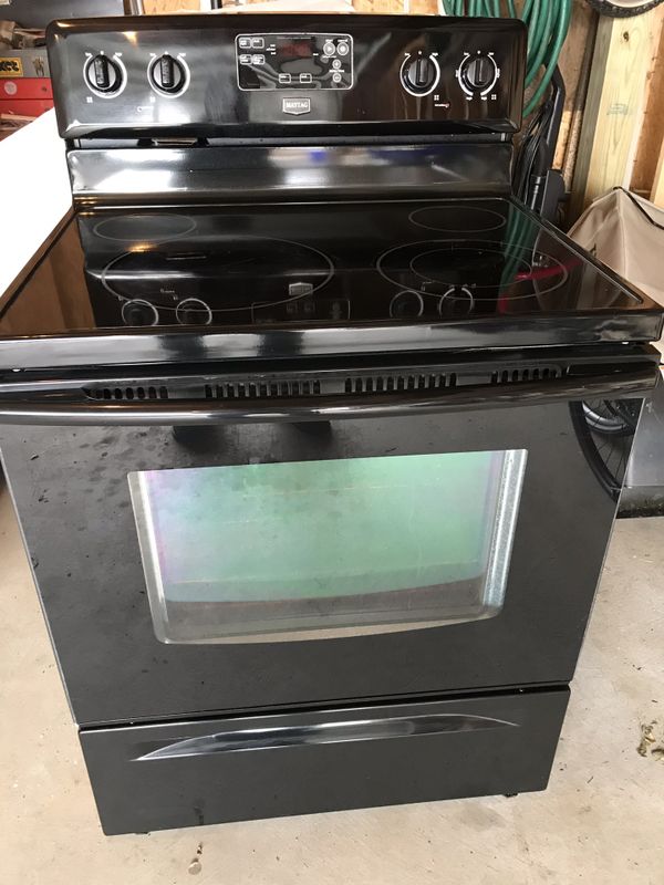 Maytag electric range. Black. Ceramic top. for Sale in Pittsburgh, PA OfferUp