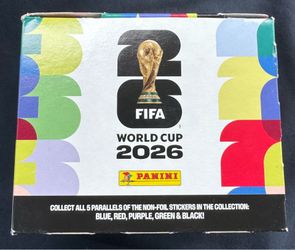 2026 Panini FIFA World Cup Sticker Collection Box – 50 Sticker Packs