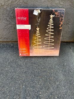 Holiday Living 2-Count Spiral Christmas Trees