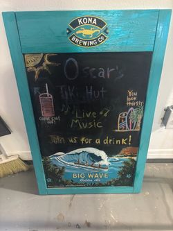 Kona Brewing Co. Chalkboard Sign