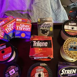 Lots Of Fishing Line.