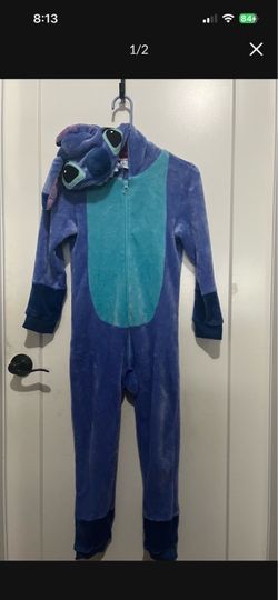 Kids Stitch One Piece Pajamas/Costume