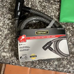Defiant heavy duty bike lock