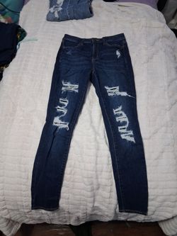 Womens blue jeans