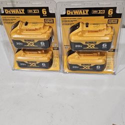 Dewalt 20v 6ah battery 2pack