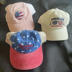 New With Tags -  3 Cute Caps
