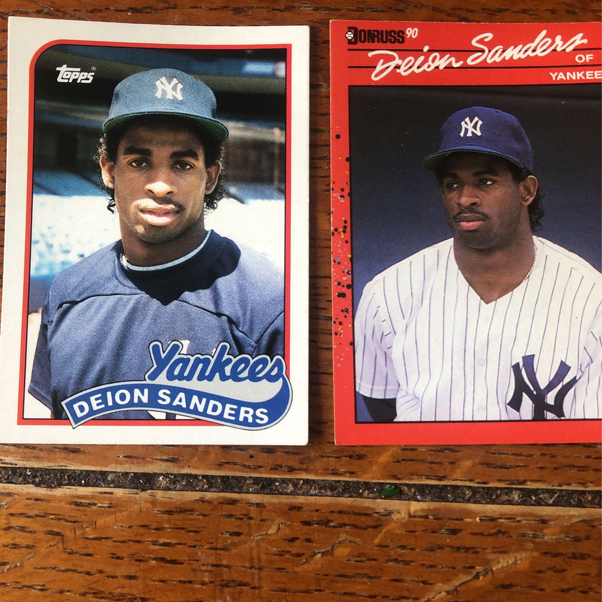 Two Deion Sanders New York Yankees MLB Cards for Sale in Gresham, OR -  OfferUp