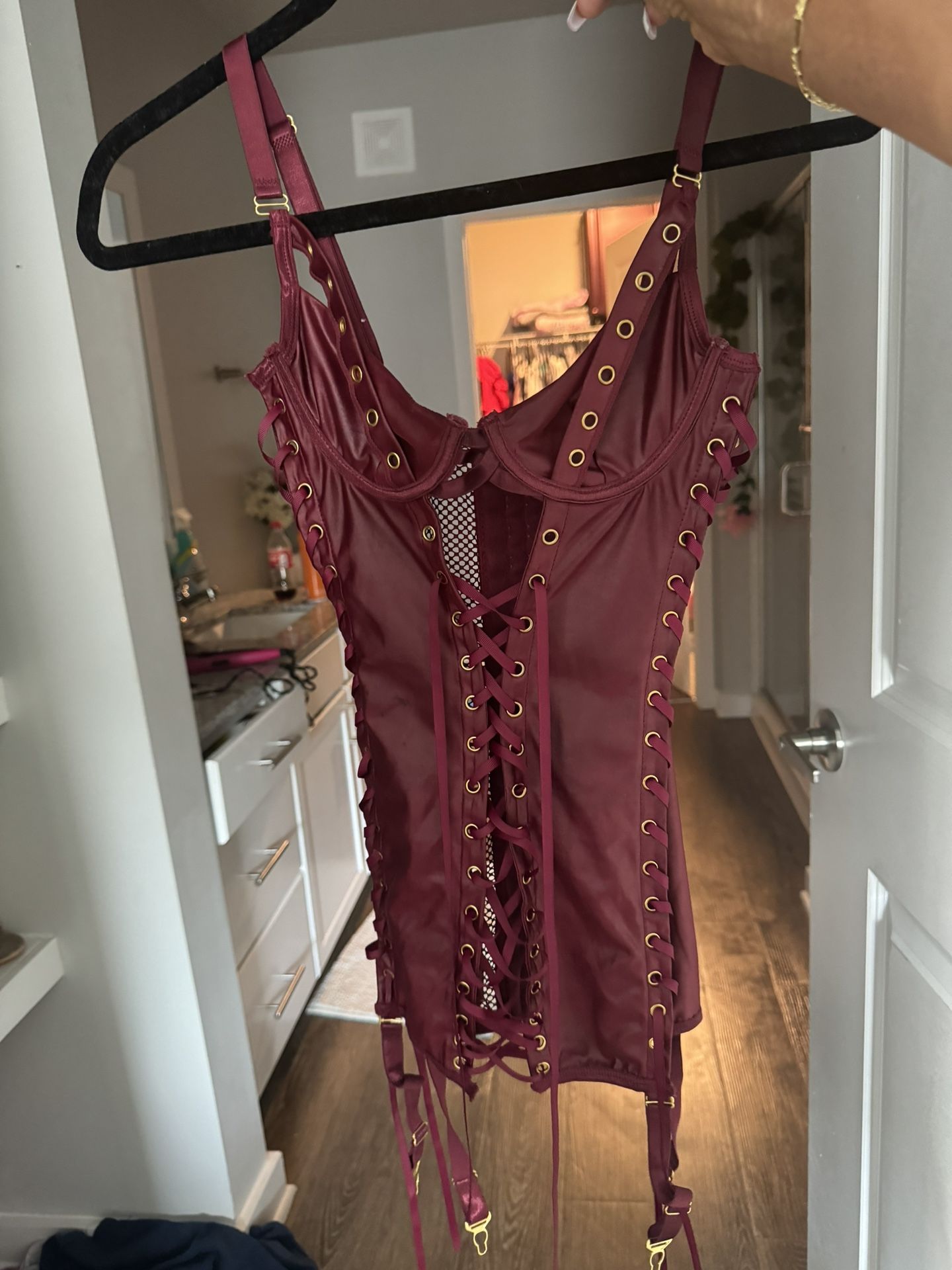 Small Corset Burgundy